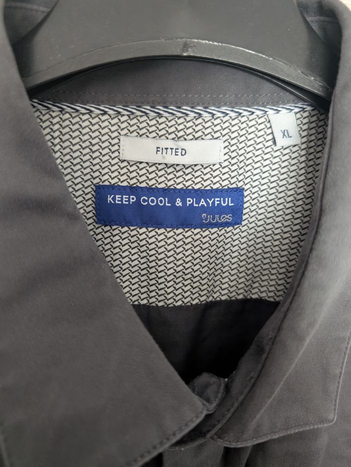 Chemise homme Jules, taille XL, 100% coton, très bon état - photo numéro 2