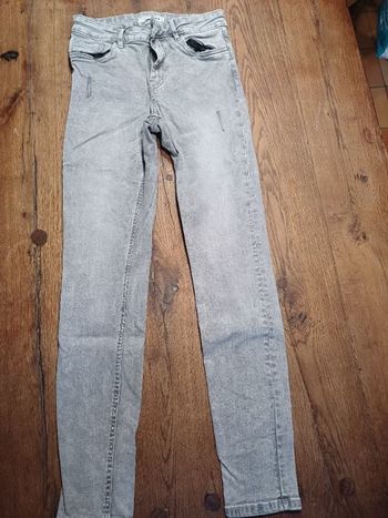 Jean slim gris clair