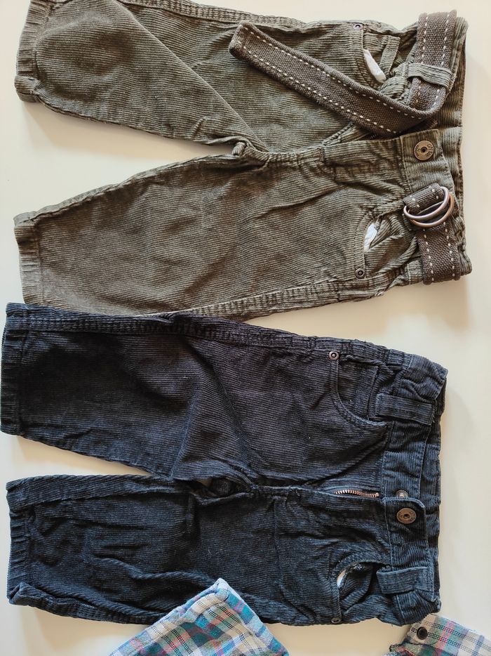 Lot de 2 pantalons et 1 chemise - photo numéro 3