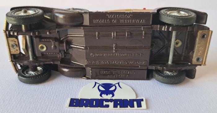 Voiture miniature 1930 Packard Victoria - Lesney Matchbox 1969 - photo numéro 5
