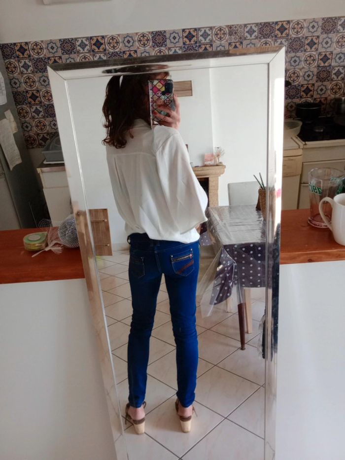 Blouse femme XL blanc cassé c21 - photo numéro 11