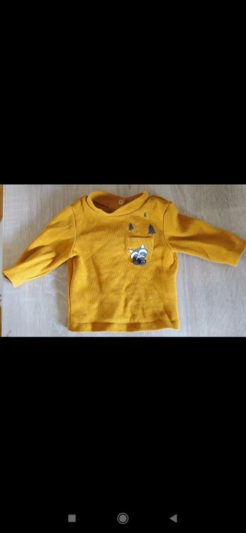 Tee shirt manche longue 1 mois