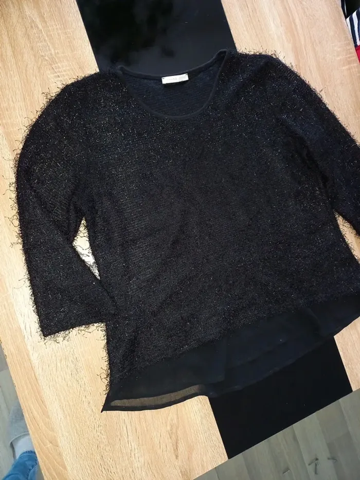 Haut noir femme T.L - photo numéro 11