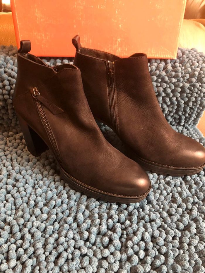 Bottines à talon noires cypres - photo numéro 3