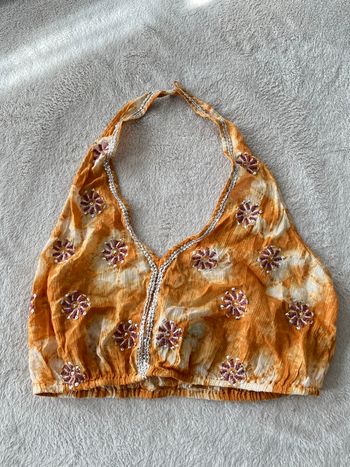 Top dos nu pull and Bear paillettes 