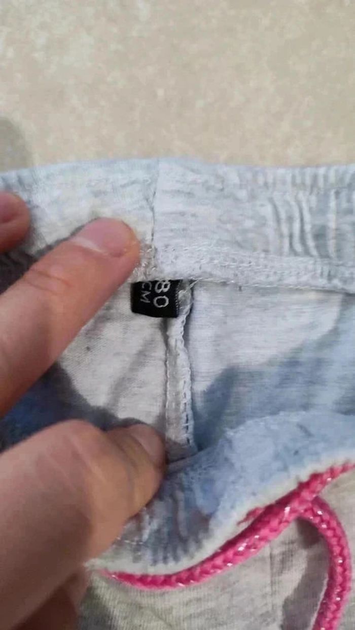 Pantalon legging gris 12/18mois in extenso - photo numéro 4