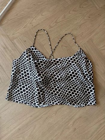 Monki - top fluide à pois Taille XL