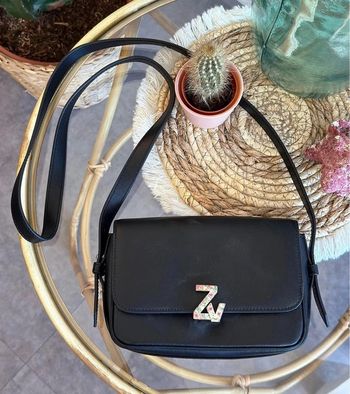 Sac bandoulière mini en cuir ZV Initiale - Zadig&Voltaire
