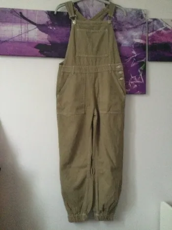 Salopette kaki 12 ans - xxs