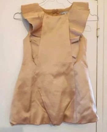 robe vertbaudet 6 ans dorée irisée robe habillée
