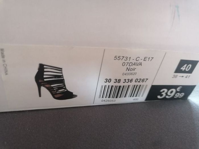 Escarpin talon haut