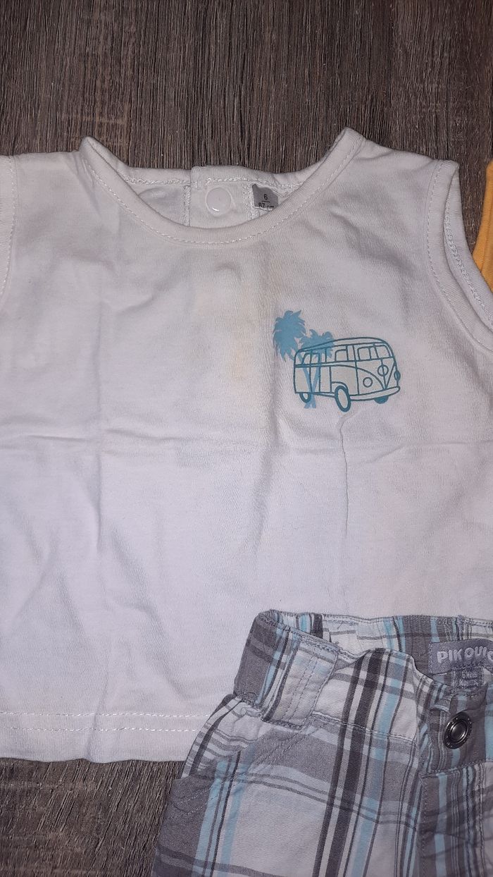 Ensemble short et 2 débardeurs - photo numéro 4