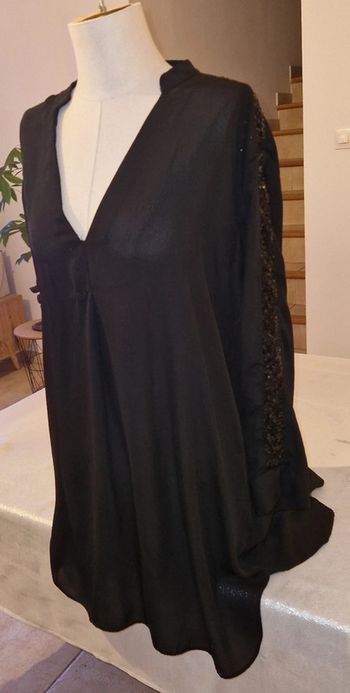 Tunique J.POM noir et sequins