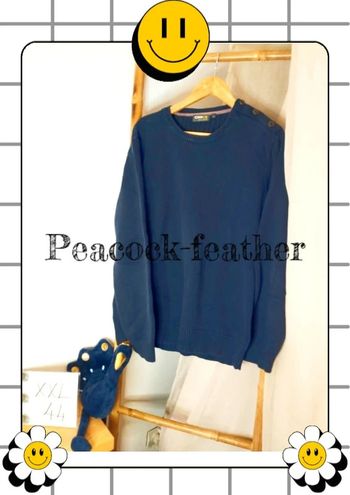 Pull bleu xxl/44 owk homme