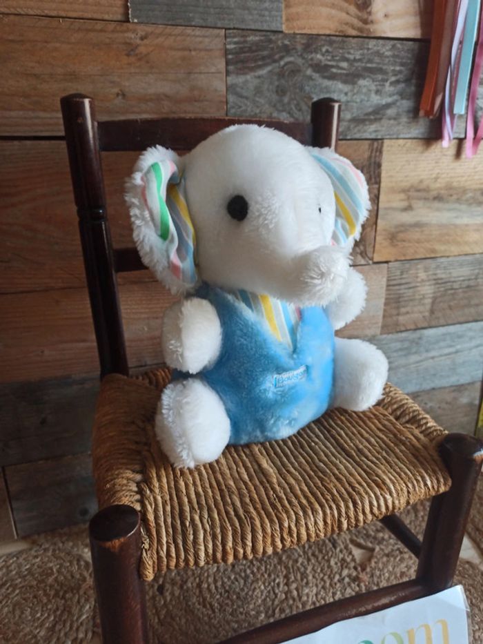 peluche éléphant boulgom vintage tbe - photo numéro 4