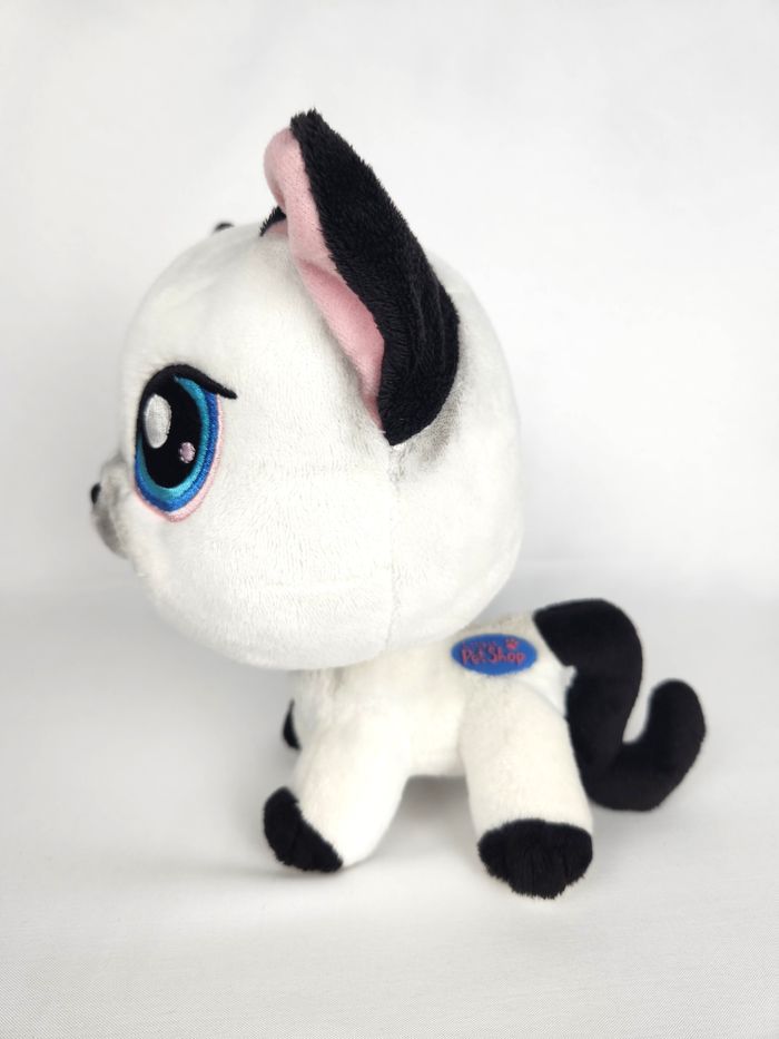 Peluche Littlest Pet Shop - Chat Blanc - LPS - photo numéro 4