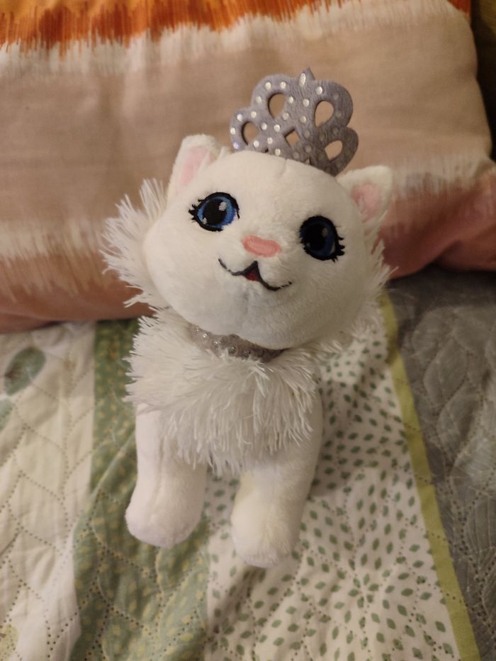 Doudou chat princesse barbie