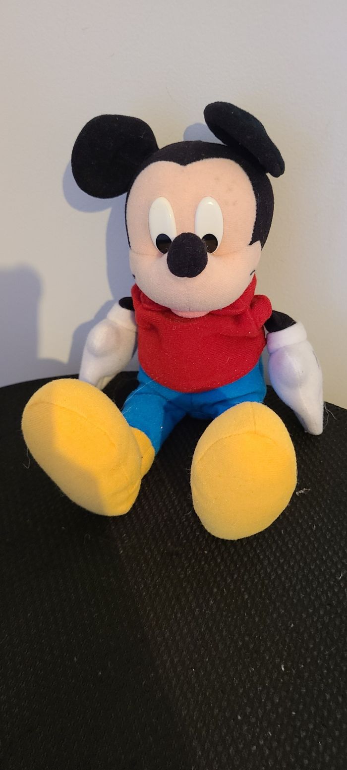 Doudou Peluche Mickey Disney Fisher Price 2001 Mattel - photo numéro 5