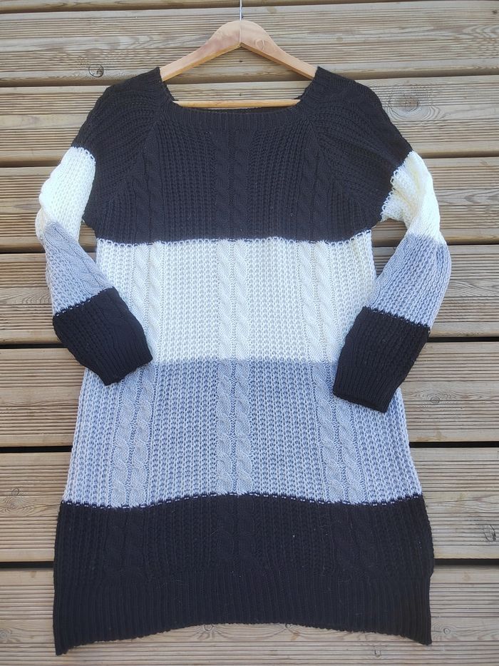 Robe Pull Imitation Laine Femme – Taille 1/S/36 – Douce, Chaleureuse & Stylée - photo numéro 5