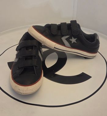 Converse All Star Pro Leather Junior noir  scratchs – T37 – excellent état – cuir