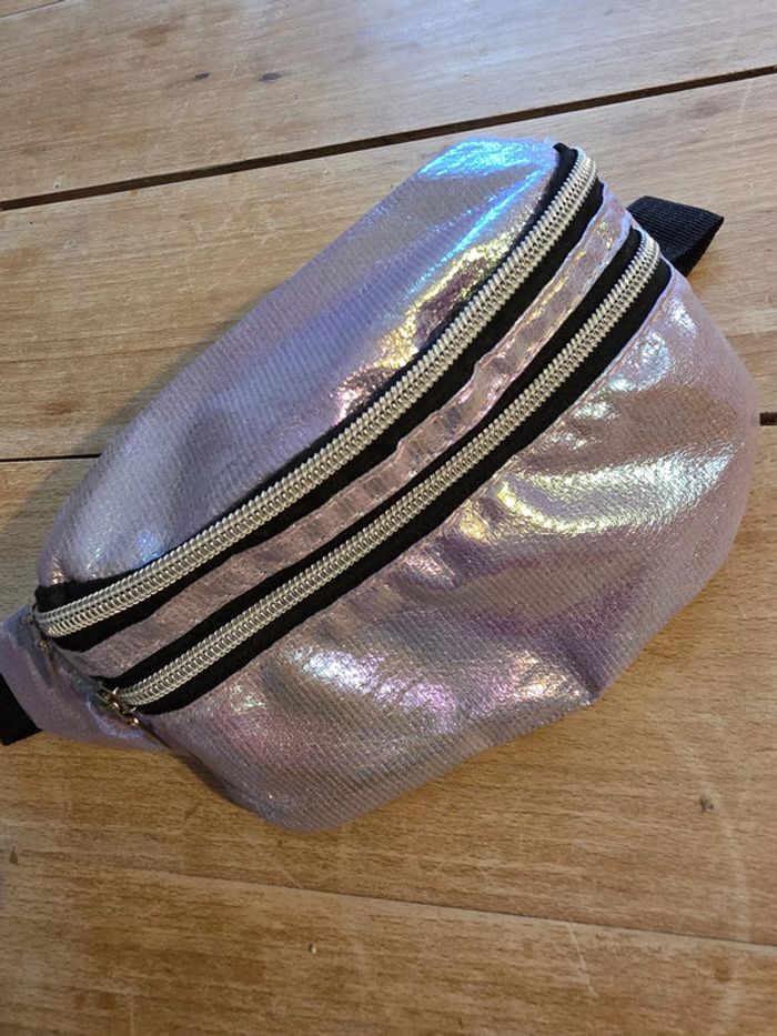 💖 Banane irisée rose holographique – Tendance, pratique et ultra stylée ! 💖 - photo numéro 2