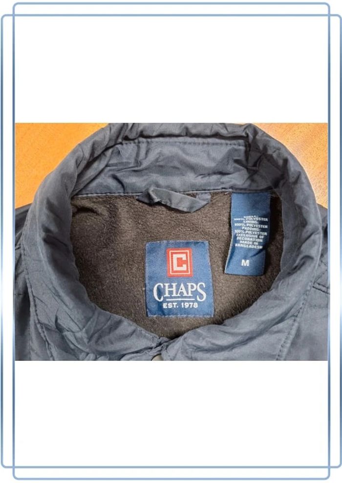 veste a bouton mi saison chaps imperméable - taille M - bleu foncé - homme (401) - photo numéro 11