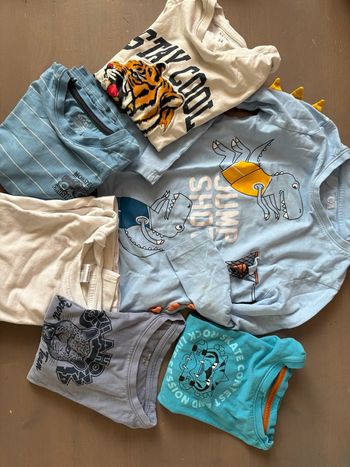 Lot tee shirt manches longues Kiabi