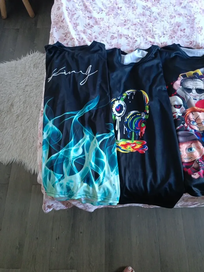 Lot de 6 t-shirt neuf taille XL - photo numéro 2