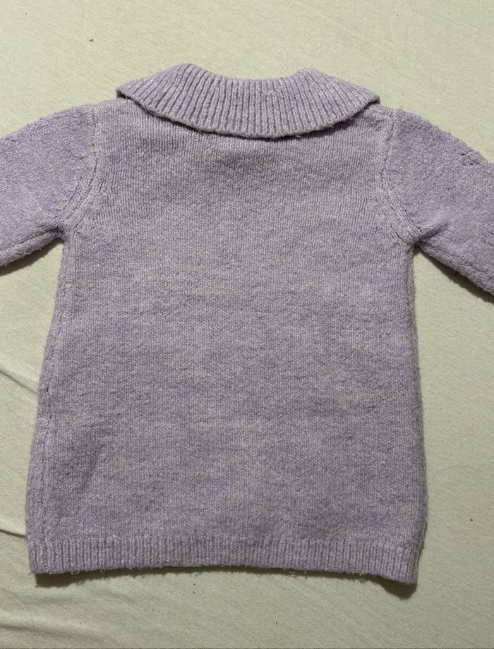 💜 Robe violette motif cœur – Primark – 0-3 mois / 62 cm - photo numéro 2