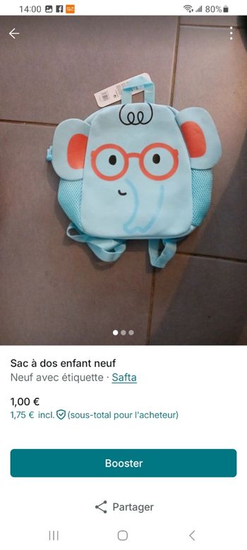 Sac enfant