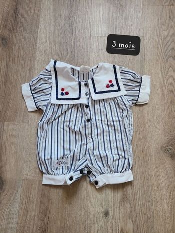 Combinaison vintage 3 mois