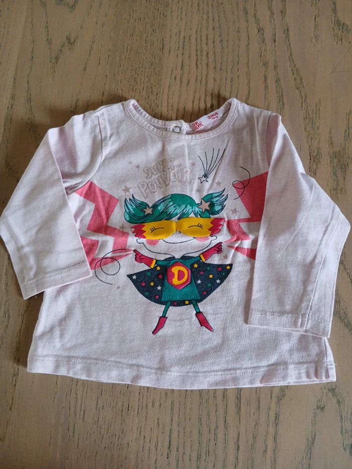 Tee-shirt fille 12 mois