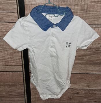 Body manches courtes Eden et Victor 18 mois