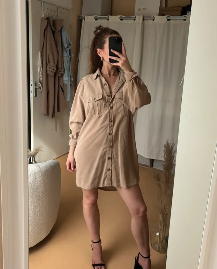 Robe chemise oversize