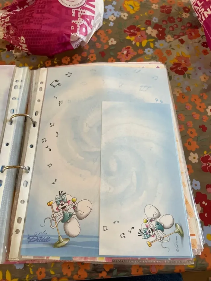 Feuille diddl et enveloppe - photo numéro 12