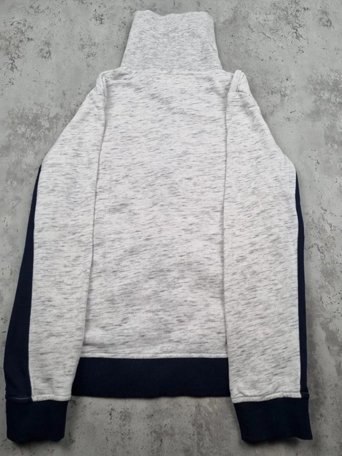 Sweat zippé gris Tommy Hilfiger S Femme (mesures en photos) - photo numéro 4