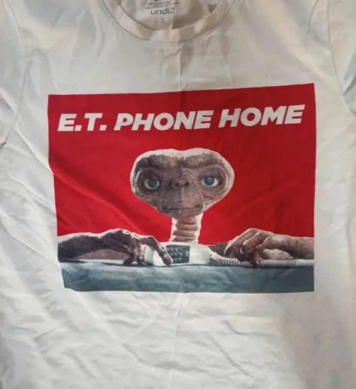 T-shirt E.T. phone home taille S - photo numéro 2