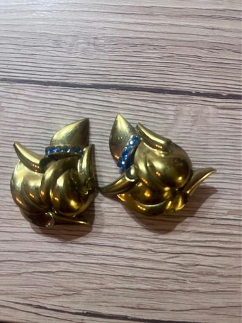 Boucles d oreilles clip baroques