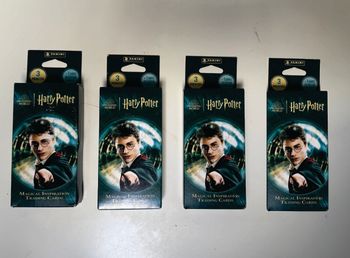 Lot _4 x Harry Potter Prophecy Trading Cards _Blister 3 Pochettes + 1 Carte édition limitée
