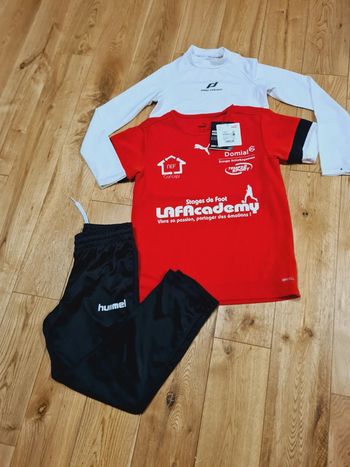 Lot foot maillot 8 ans