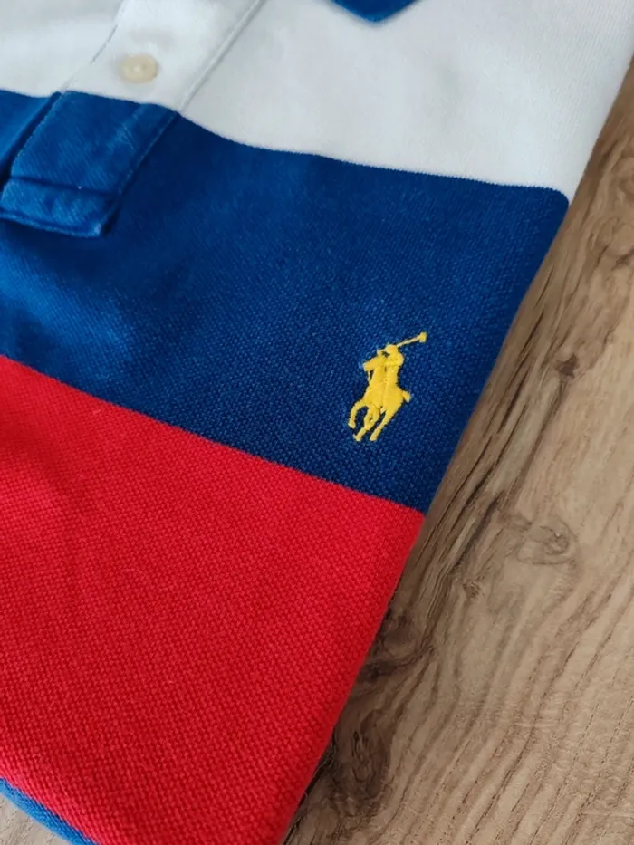 Polo a rayures homme Ralph Lauren taille L - photo numéro 2