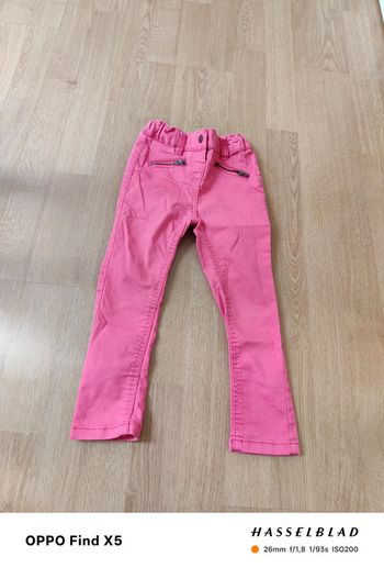 Pantalon slim rose