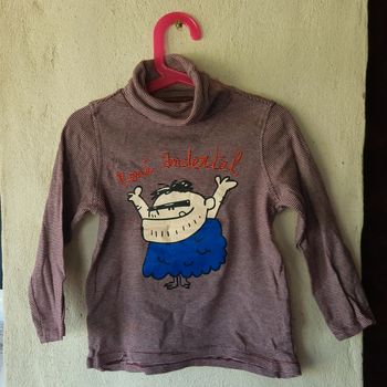 T-shirt ML col rouleau enfant