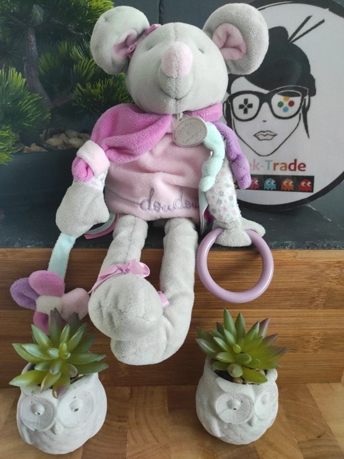 Doudou Doudou Et Compagnie Souris Pearly D'activités #geektradedoudou