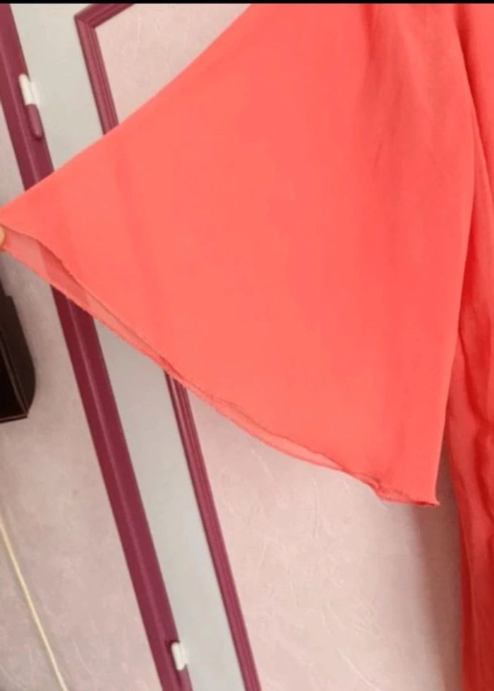 Robe corail " Atmosphère" T.38 - photo numéro 5