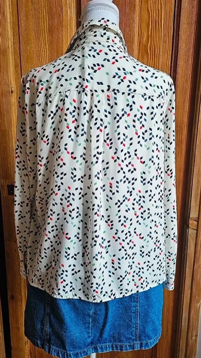 Chemise vintage petits jabots - photo numéro 6