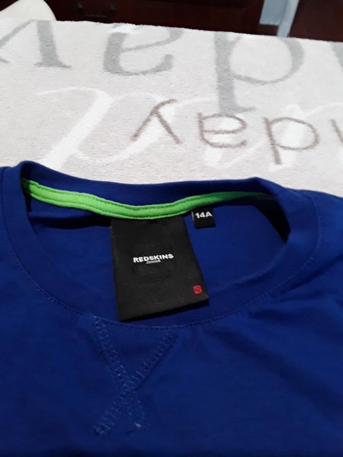 Tshirt Redskins bleu - photo numéro 3