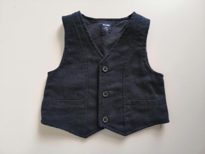 Ensemble costume 3 pièces (chemise+pantalon+gilet) 9 mois (69-72cm) Kiabi - photo numéro 3
