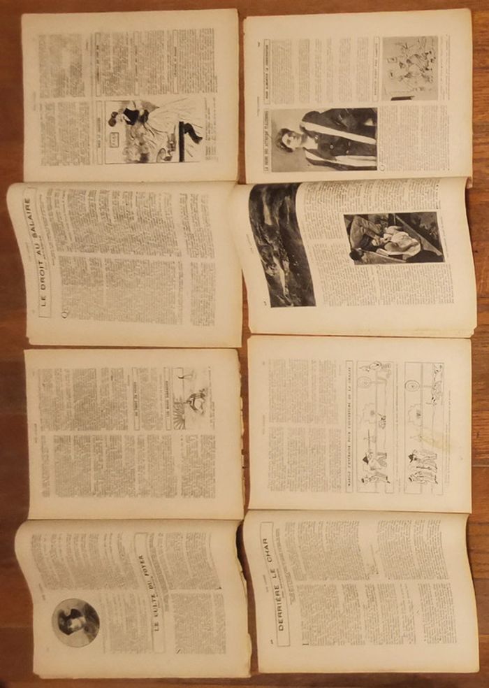 Lot de 4 anciens journaux Nos loisirs 1906 vintage - photo numéro 5