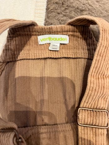 Robe velours et pull sergent-major neuf 3 ans